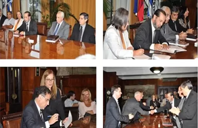 Firma de contrato en ANP