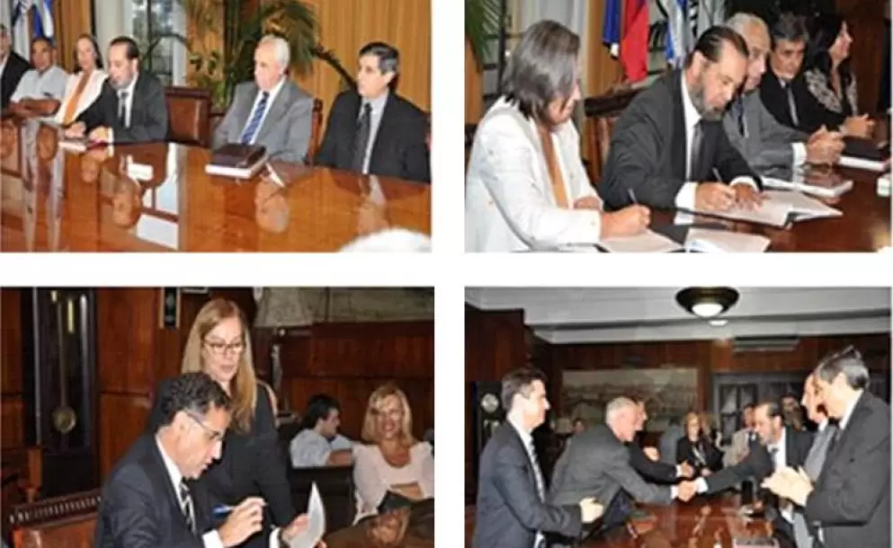 Firma de contrato en ANP