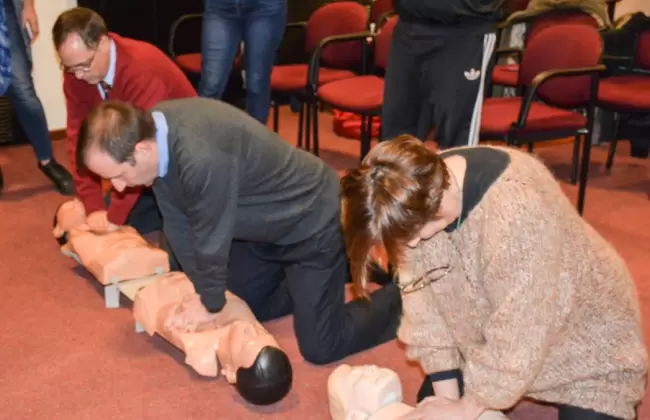 Hospital Brit�nico Capacita a sus socios en reanimaci�n y primeros auxilios