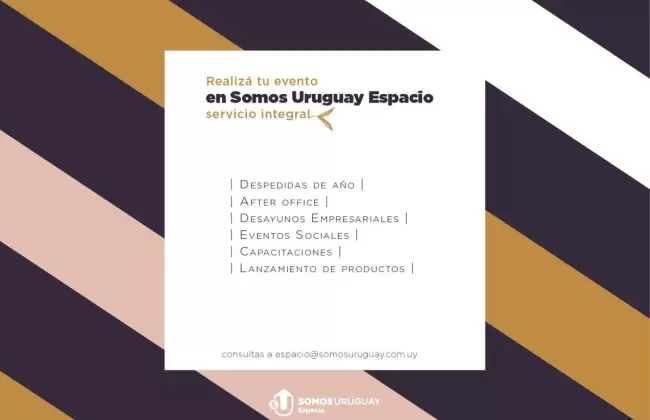 Realiz� tu evento en Somos Uruguay Espacio