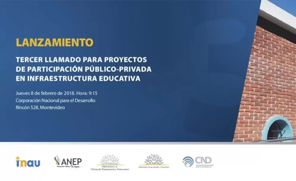 Lanzamiento del Tercer Llamado para proyectos de Participación Público-Privada en Infraestructura Educativa