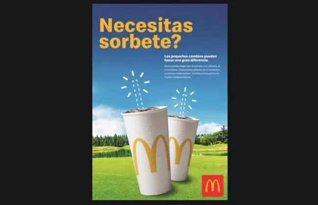 Arcos Dorados dejar� de entregar sus cl�sicas pajitas en los restaurantes McDonald�s de toda Am�rica Latina y s�lo se dar�n si el cliente lo pide