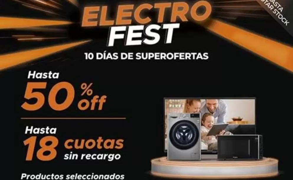 Llega Electro Fest con superofertas a Multi Ahorro Hogar y Ta-Ta en electrodomsticos y productos de tecnologa