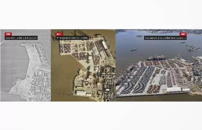 La mayor inversi�n de la historia del puerto de Montevideo