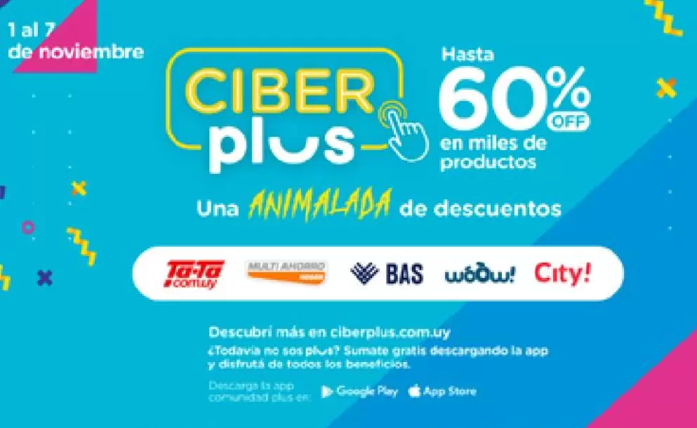 Llega una nueva edicin de Ciber Plus con 60% de descuento en miles de productos