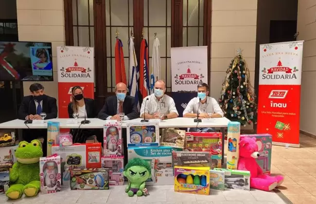 Ta-Ta y BAS se preparan para recorrer el pa�s y donar miles de juguetes a ni�as, ni�os y adolescentes de hogares del INAU