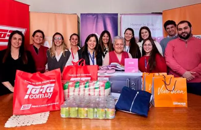 Grupo TATA colabor� con la Fundaci�n Honrar la vida en el marco del D�a Internacional de la lucha contra el c�ncer de mama