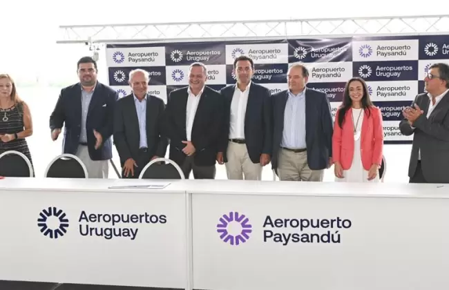 Aeropuerto de Paysand� pas� a formar parte de Aeropuertos Uruguay
