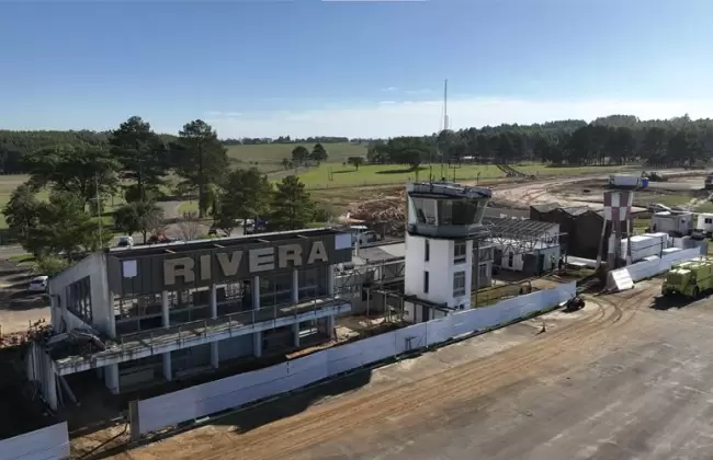 Aeropuertos Uruguay avanza en las obras del Aeropuerto Internacional de Rivera