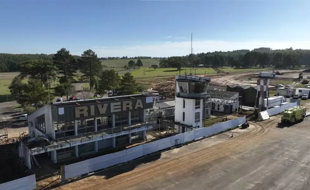 Aeropuertos Uruguay avanza en las obras del Aeropuerto Internacional de Rivera
