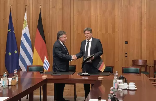 Uruguay y Alemania cooperar�n  para promover la transici�n energ�tica