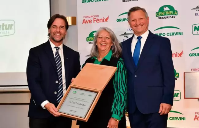 El Grupo Cervini celebr sus 22 aos junto al presidente Lacalle