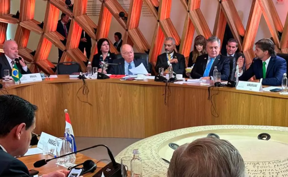 Lacalle pidi habilitar al Mercosur que habilite a Uruguay a negociar con China