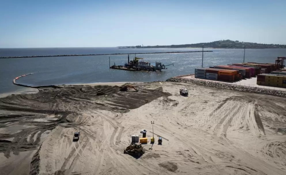 MTOP y ANP recorrieron las obras en el Puerto de Montevideo