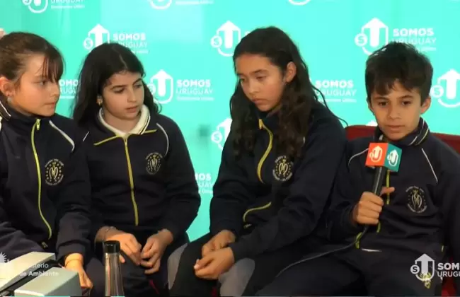 Escolares en Expo Uruguay Sostenible 2024