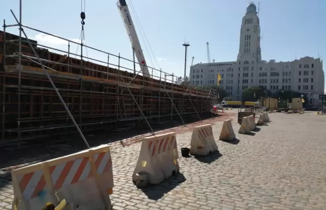 Avanzan obras en Puerto de Montevideo para instalacin de nuevos escneres