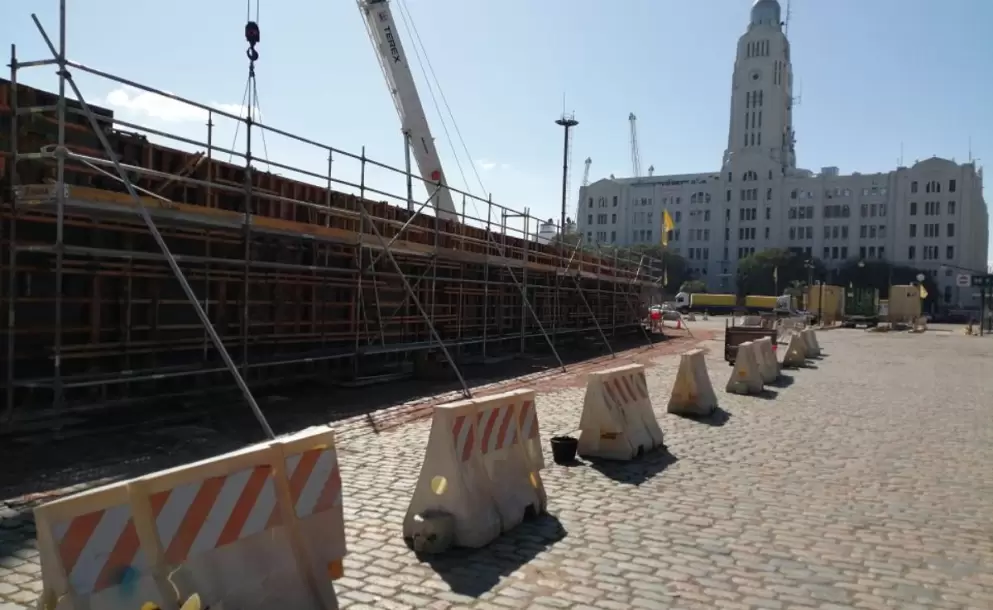 Avanzan obras en Puerto de Montevideo para instalacin de nuevos escneres