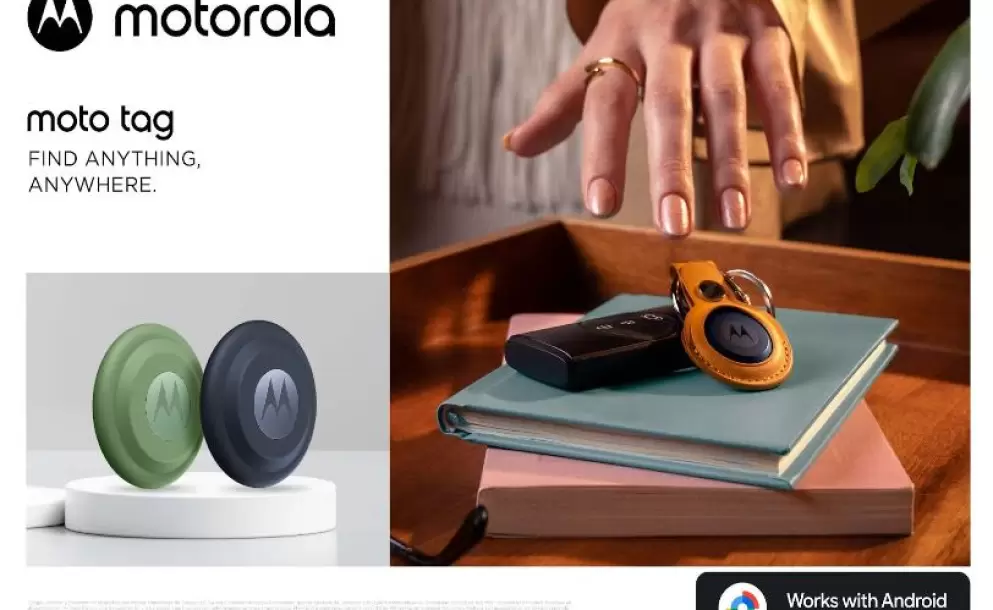 Motorola presenta en Uruguay el moto tag, disponible con todos los telfonos Android