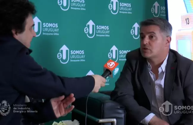 Guillermo Novelli en la Expo de Movilidad Elctrica