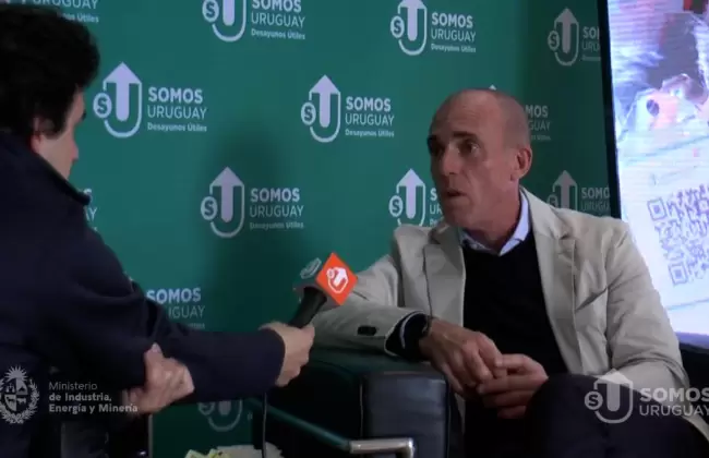 Osvaldo Sanchez en la Expo de Movilidad Elctrica