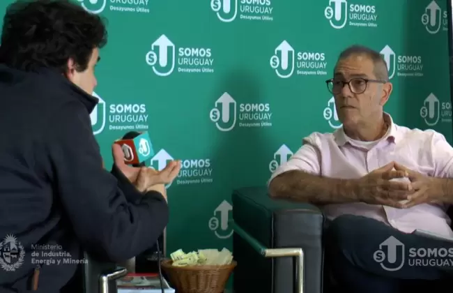 Fernando Miraglia en la Expo de Movilidad Elctrica