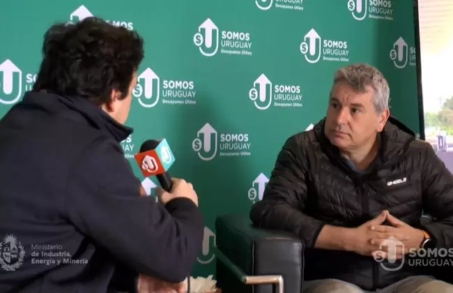 Paulo Bareo en la Expo de Movilidad Elctrica