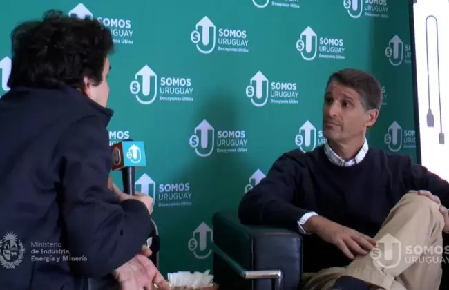 Alfredo Pintos en la Expo de Movilidad Elctrica