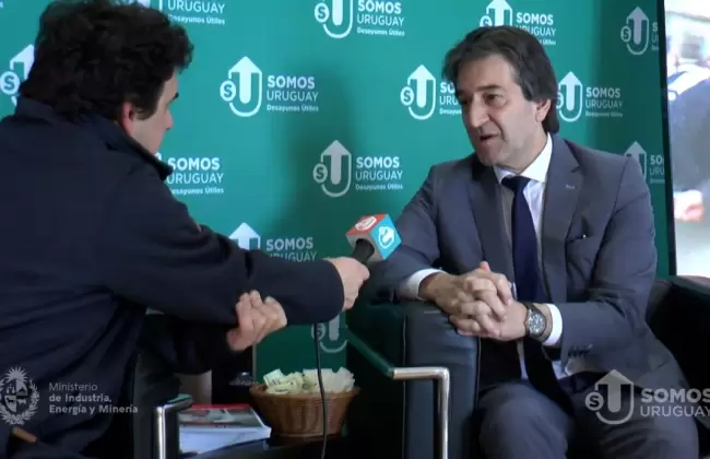 Pablo Ferrari en la Expo de Movilidad Elctrica