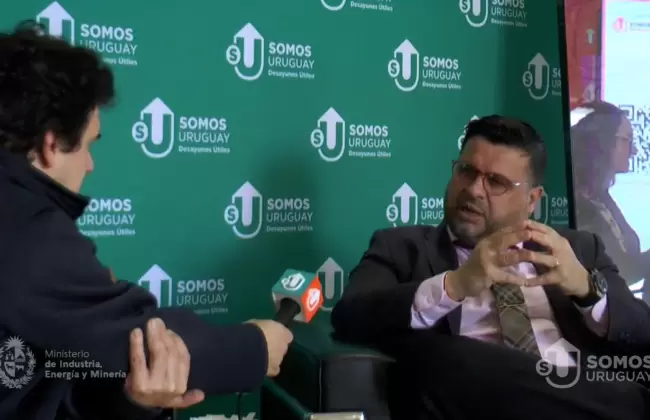 Diego Durand en la Expo de Movilidad Elctrica