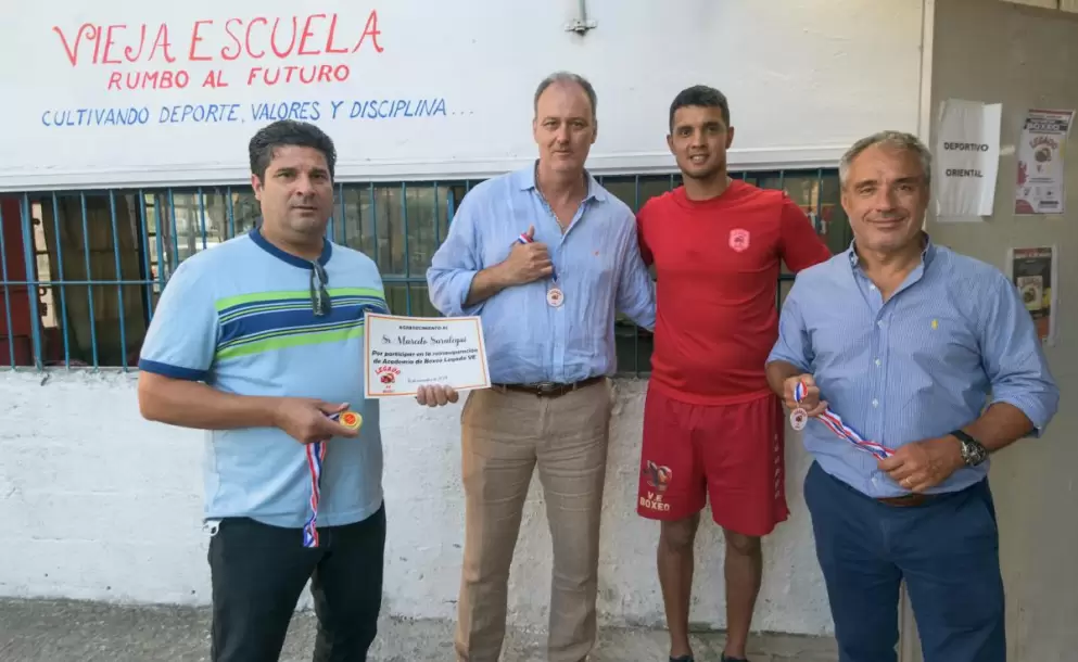 Cmara de la Construccin respald reforma de la escuela de boxeo Legado Villa Espaola