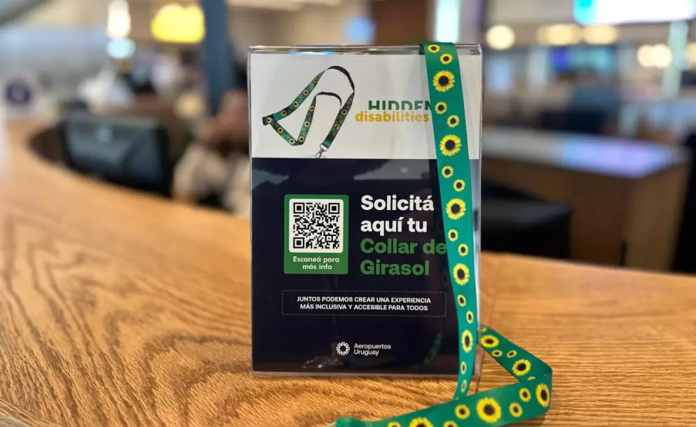 El Aeropuerto de Carrasco adopta programa global de collar de Girasoles