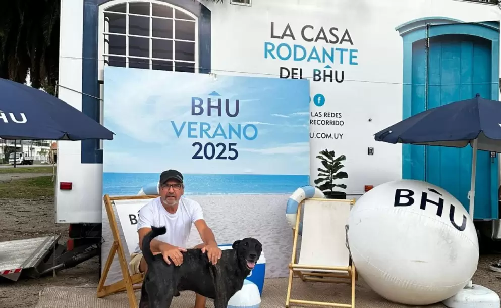 La Casa Rodante del BHU recorri playas con informacin, regalos y entretenimiento
