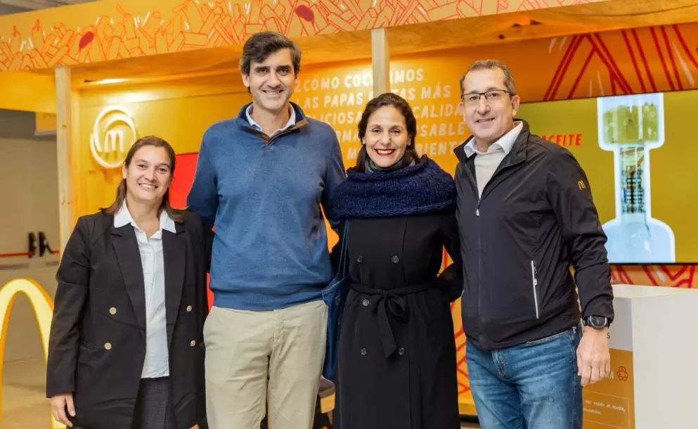 En la Expo Uruguay Sostenible McDonald's y Axionlog recolectaron aceite usado de cocina para transformarlo en biocombustible.