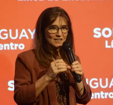 Cecilia San Rom�n, presidenta de Ancap