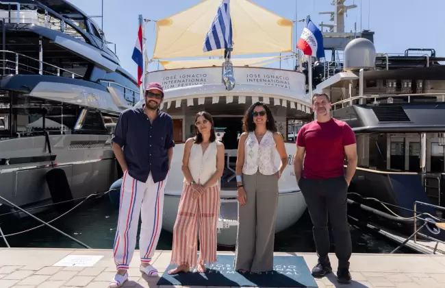 Socios fundadores de jiiff martin cuinat, fiona pittaluga, mariana rubio pittaluga y pablo mazzola